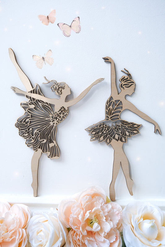 Wall Ballerina's Birch Plywood